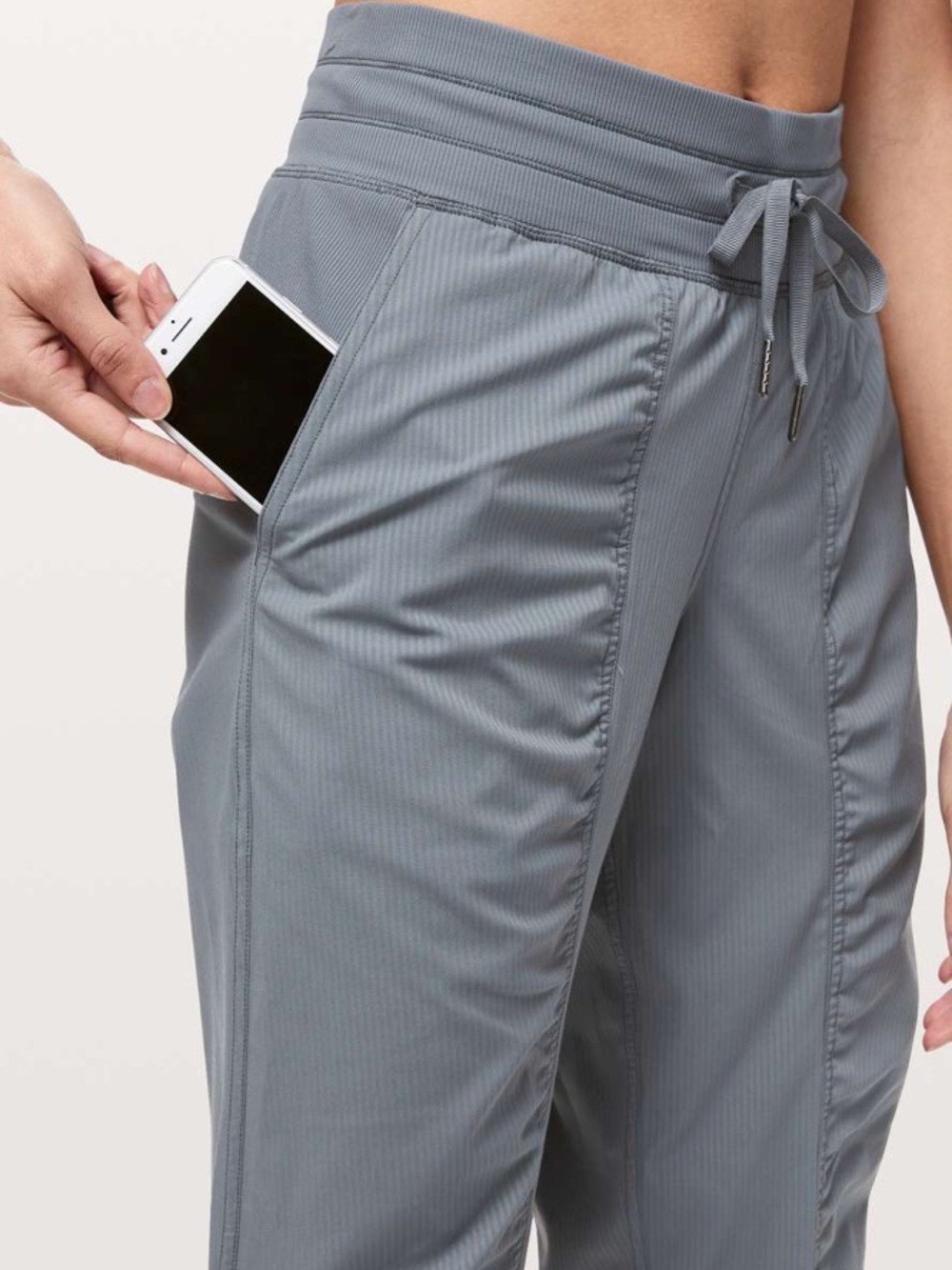Lululemon Athletica Gray Dance Studio Swift Cuffed Jogger Pants Size 6 - Picture 3 of 12